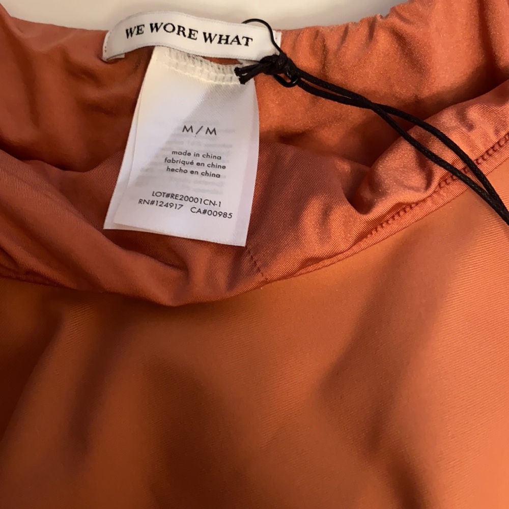 NWT We Wore What Swim Top in Canyon Rose - Picture 4 of 4